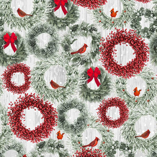  Kerst Winter Quiltstoffen