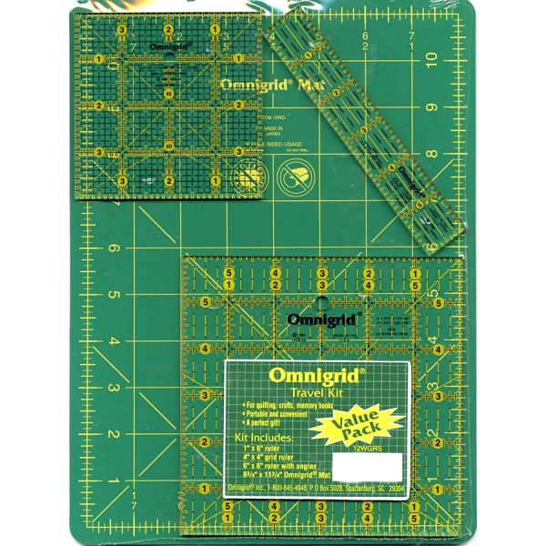 Omnigrid Value Pack snijmat en  3 Quiltlinialen