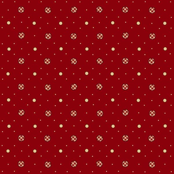Kim Diehl Garnet Gingham Dots