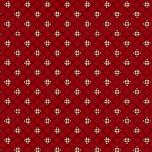 Kim Diehl Garnet Gingham Checks Lattice
