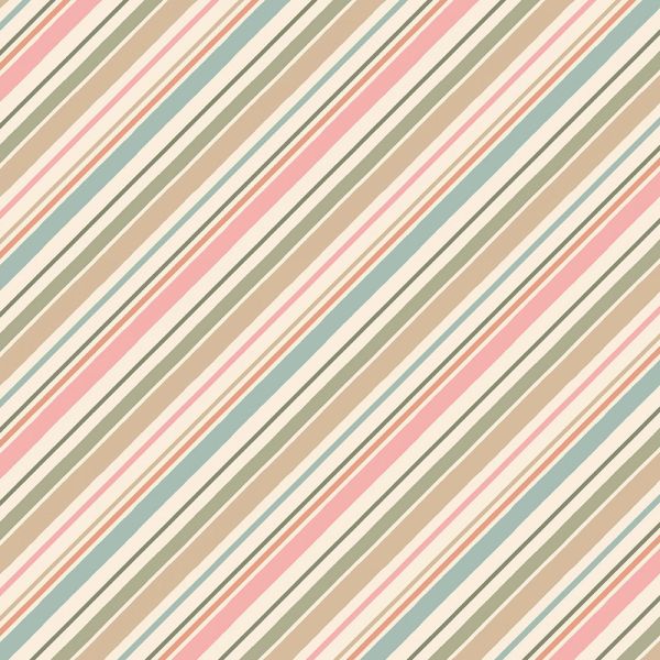 Pastel Multicolor Diagonal stripe