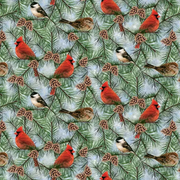 Birds and Cardinals All Over 