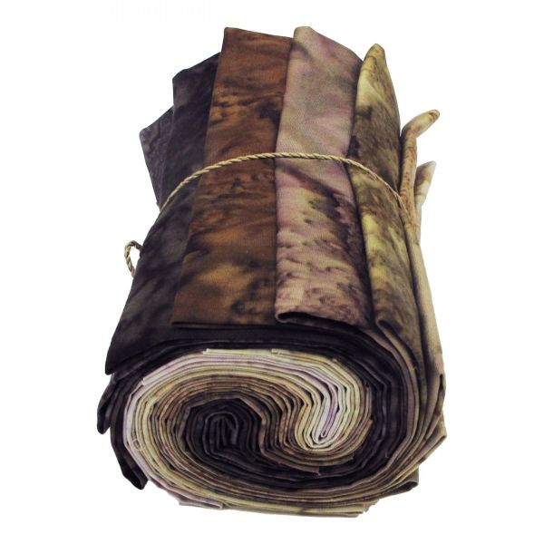 Bali Batik Hoffman -1895's - Earth Colorway - 12 Fat Quarters