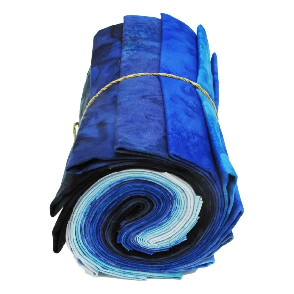 Bali Batik Hoffman -1895's - Blue Colorway - 12 Fat Quarters