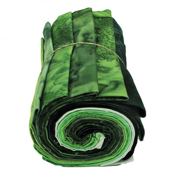 Bali Batik Hoffman -1895's - Green Colorway - 12 Fat Quarters