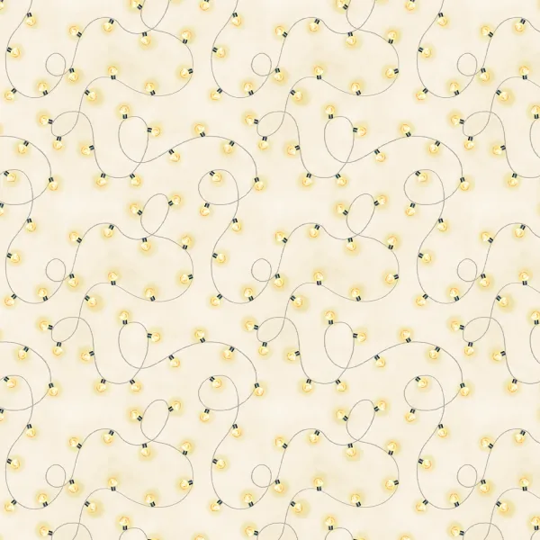 Evergreen Escape - String Lights Cream