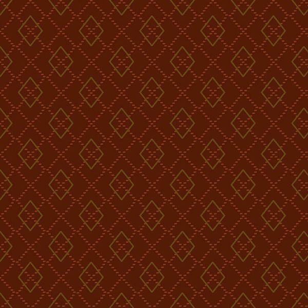 Flannel Rust Beige Argyle