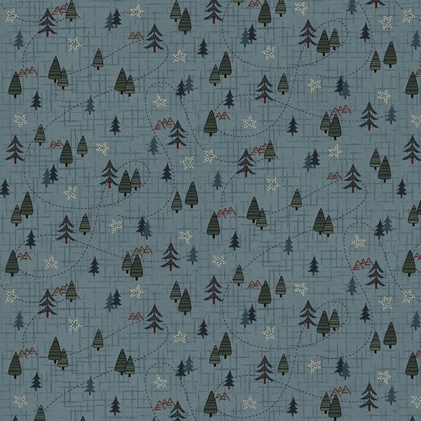 Flannel Blue mini Trees