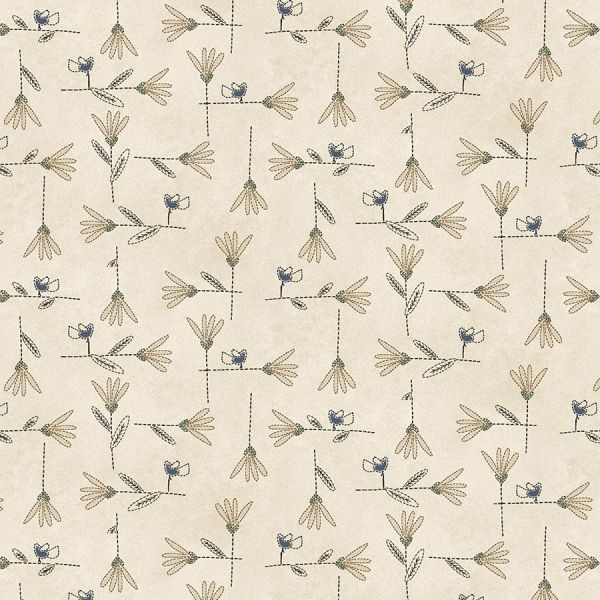 Stone Cream Flower Lattice collection BlueBird of Happiness