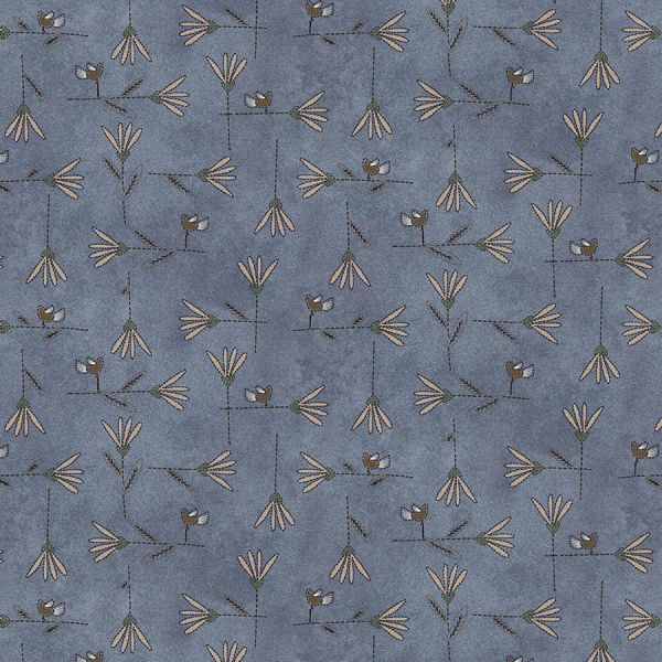 Blue Cream Flower Lattice collection BlueBird of Happiness