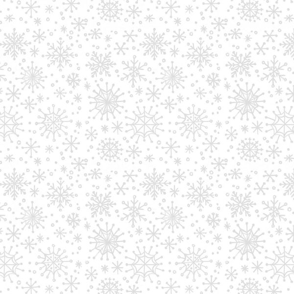 Snowflakes White All Over Christmas
