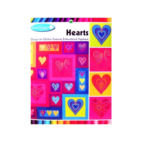 'Hearts' Embroidery Design CD