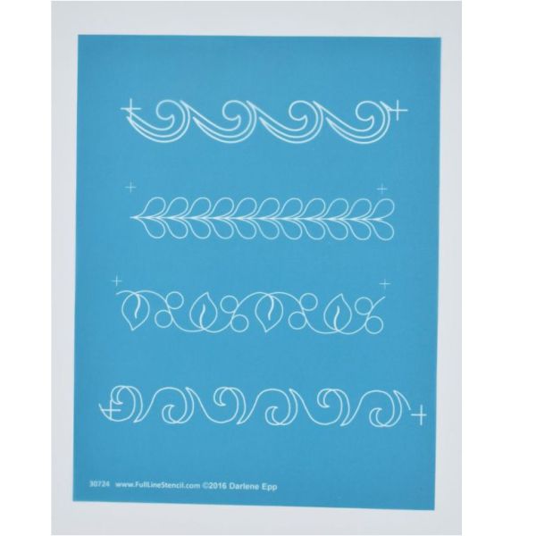 Quiltsjabloon Full Line  - One inch Borders
