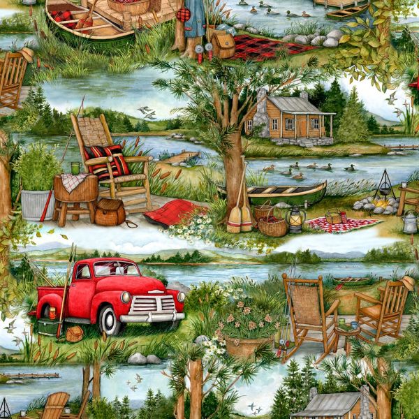 Down by the Lake -  Farm Scenic