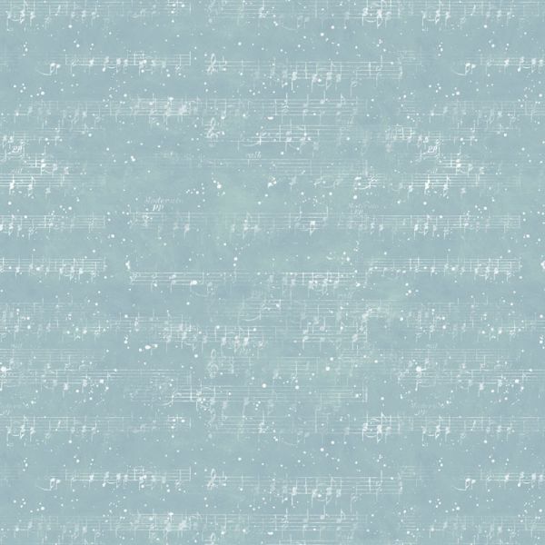 Winter Hollow Blue Music Notes