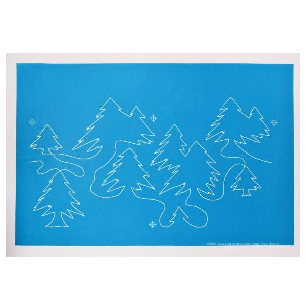 Quiltsjabloon Full Line  - In the Woods