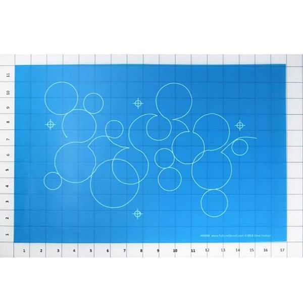 Quiltsjabloon Full Line  - Bubbles