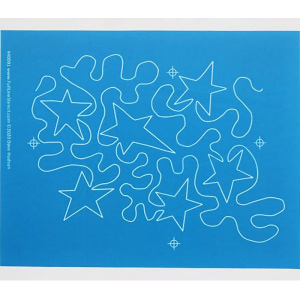 Quiltsjabloon Full Line  - Seeing Stars