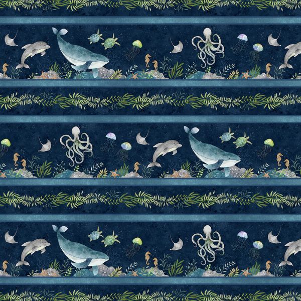 Paradise Bay Randstof - per 50cm x110cm