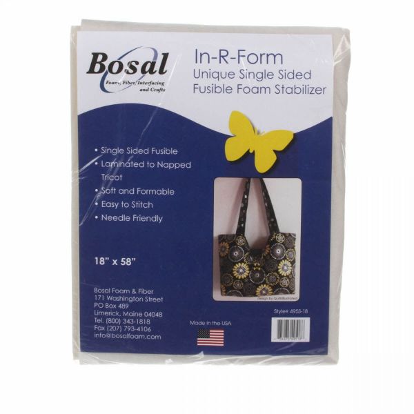 Foam In-R-Form Single Sided Fusible Foam Stabilizer  zwart - 58  x 18 inch - 46 cm x 147 cm