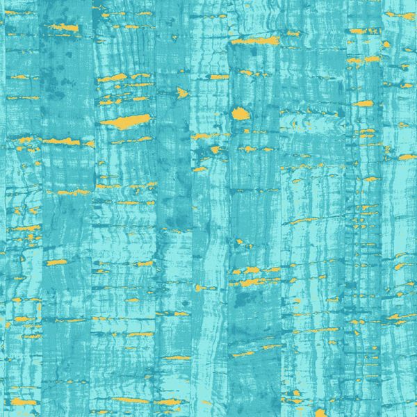 Aqua Cotton Print Uncorked