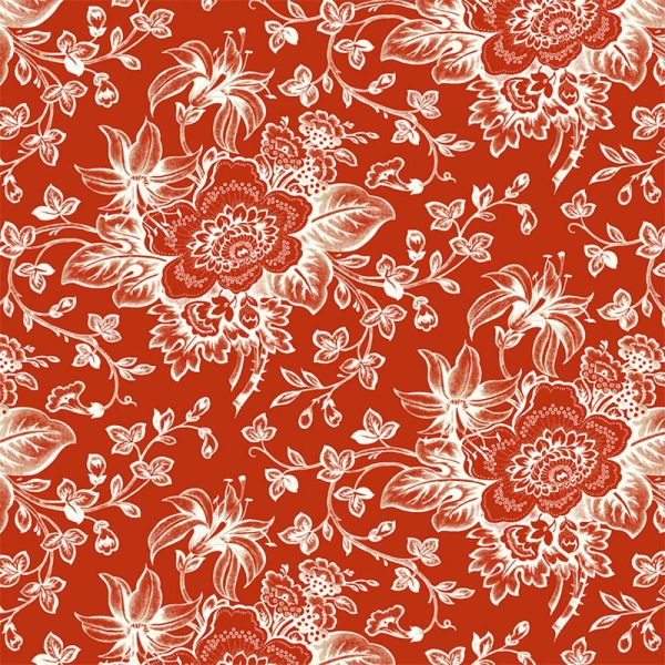 Red Scarlett Lily Bouquet reproductie