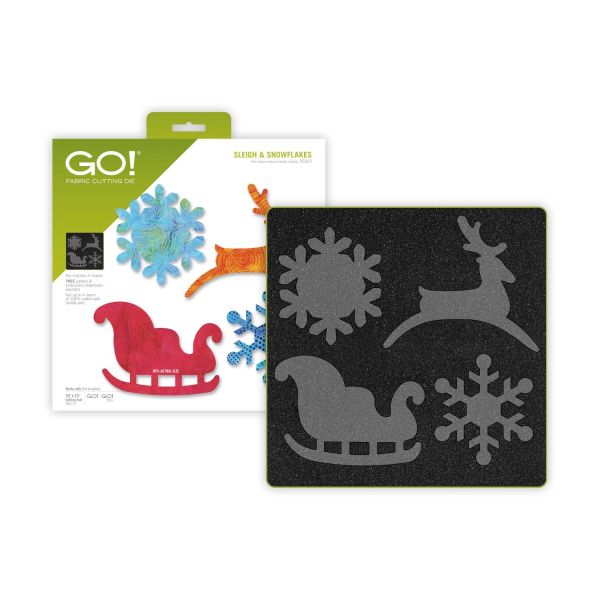 GO!  Sleigh and Snowflakes