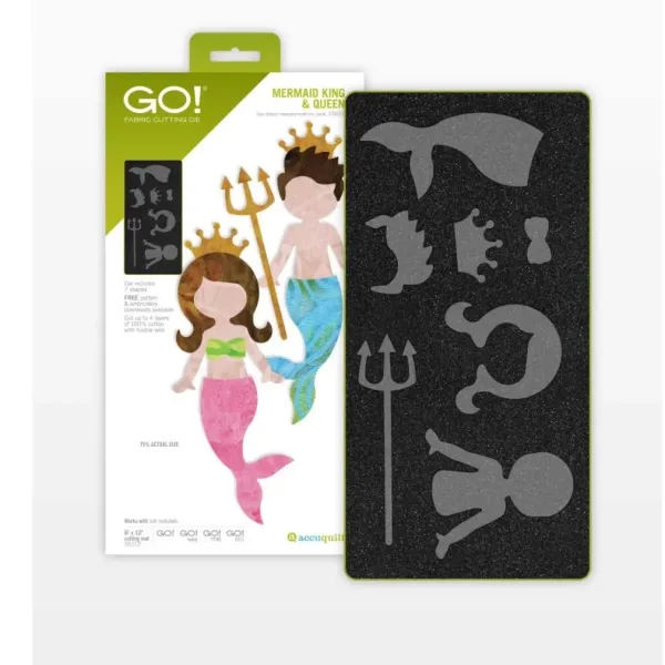 GO! Mermaid King & Queen Die