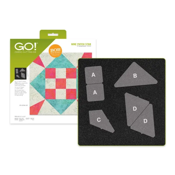 GO! Nine Patch Star-9" Finished Die 