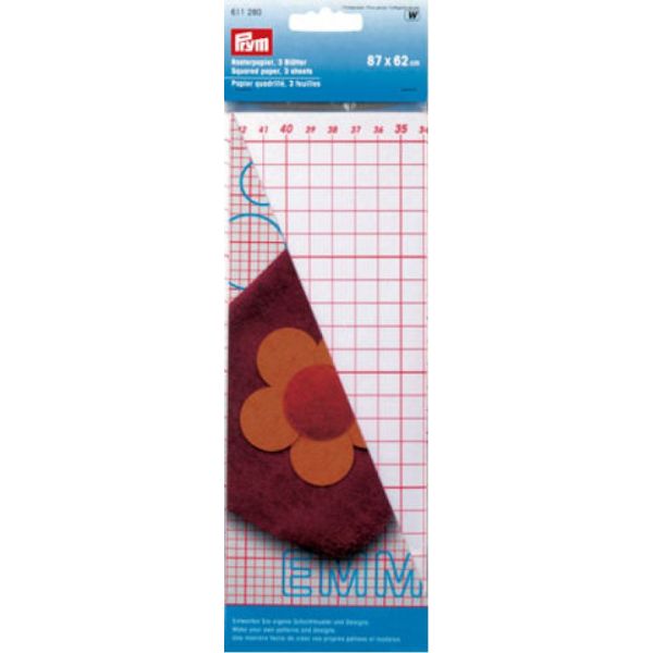 Rasterpapier patronen - 3 vellen