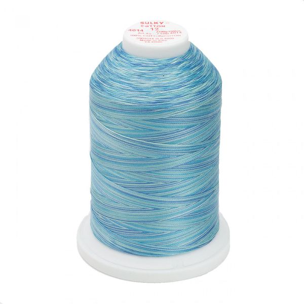 Cotton 12 multicolor - Ocean Blue