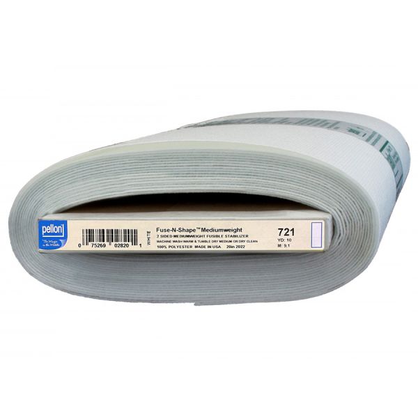 Fuse N Shape -dubbelzijdige opstrijkbare foam  - medium dikte - per 50cm