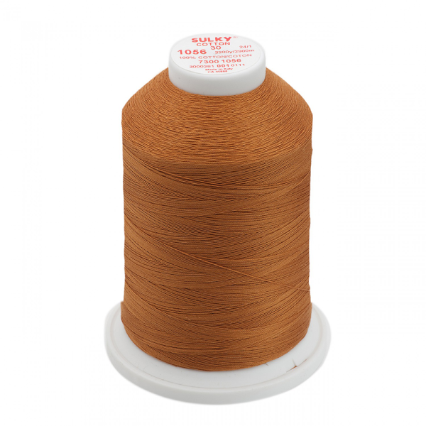 Cotton 30 effen - Tawny Tan