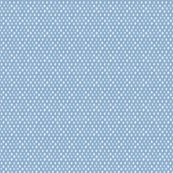 Dark Blue Ikat Dot