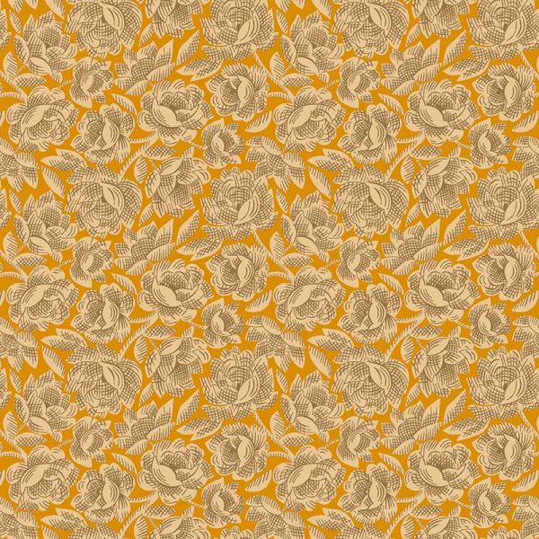 Kim Diehl Orange Vintage Floral