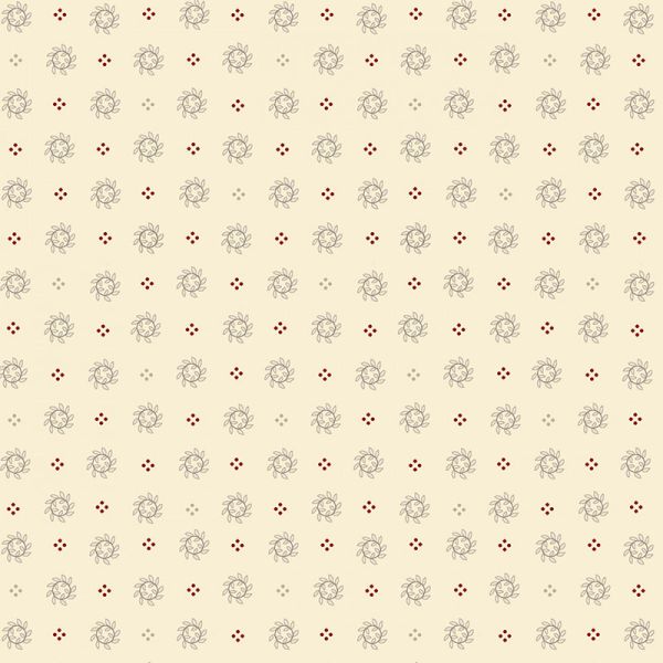 Kim Diehl Cream Laurel Wreaths 