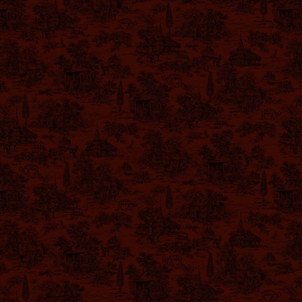 Kim Diehl Red Christmas Farmhouse