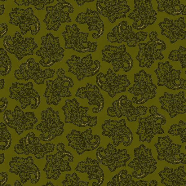Kim Diehl Green Delicate Paisley