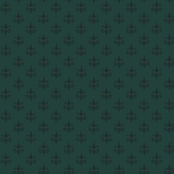 Kim Diehl Teal Fleur De Lis
