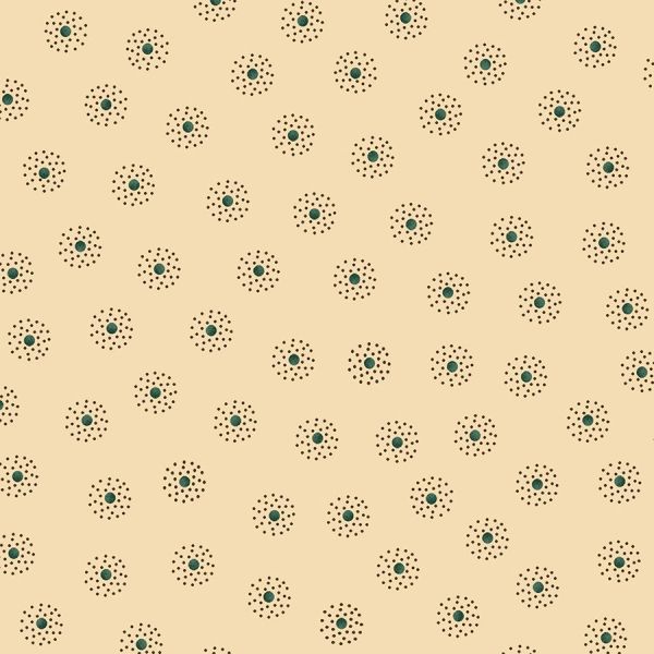 Kim Diehl Cream Cream Polka Dots Tonal