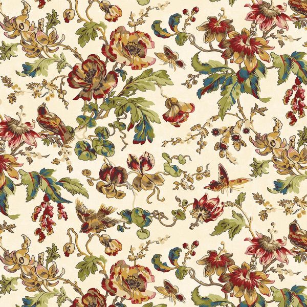 Cream Medium Flowers - Country Side Kaye England