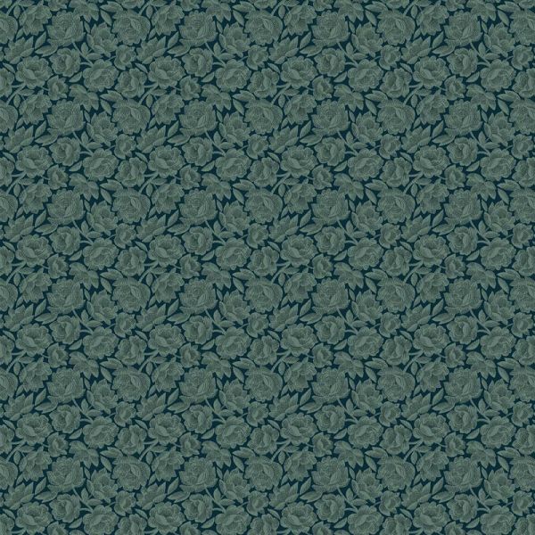Kim Diehl Willow Hollow -  Roses teal Blue