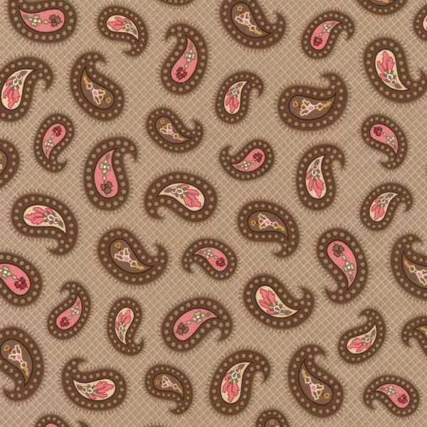 Sweet Charlotte Naturel Paisley Reproduction