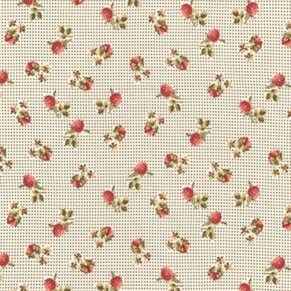 Sweet Charlotte Ivory Flower Dot Reproduction