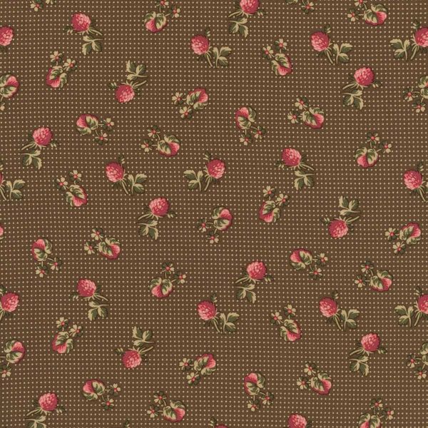 Brown Flower Dot Reproduction