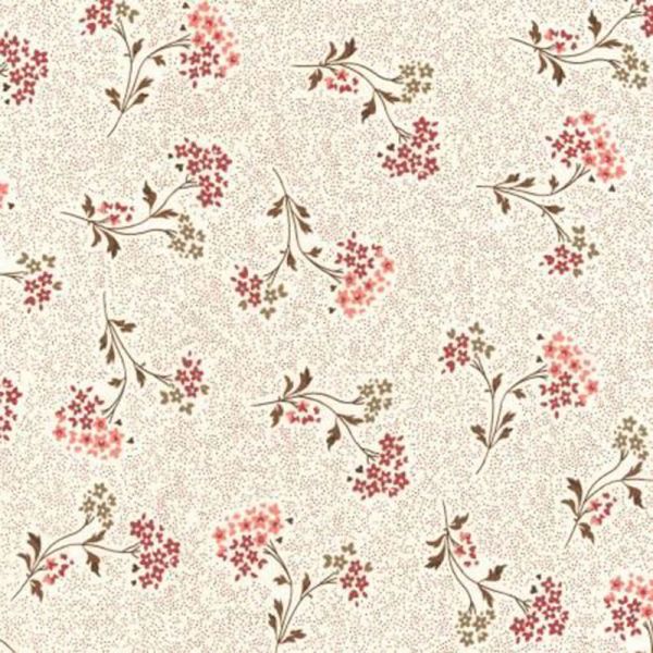 Sweet Charlotte Ivory Floral Reproduction