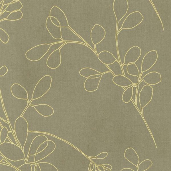  Spring  Shimmer Linen soft Green Line Flowers