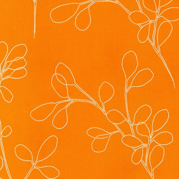 Spring  Shimmer Orange Nectarine Line Flowers