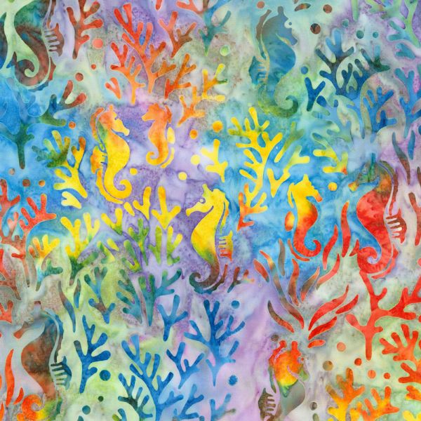 Tropical Seahorse Batik