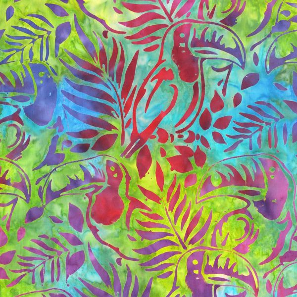 Bermuda Birds Batik